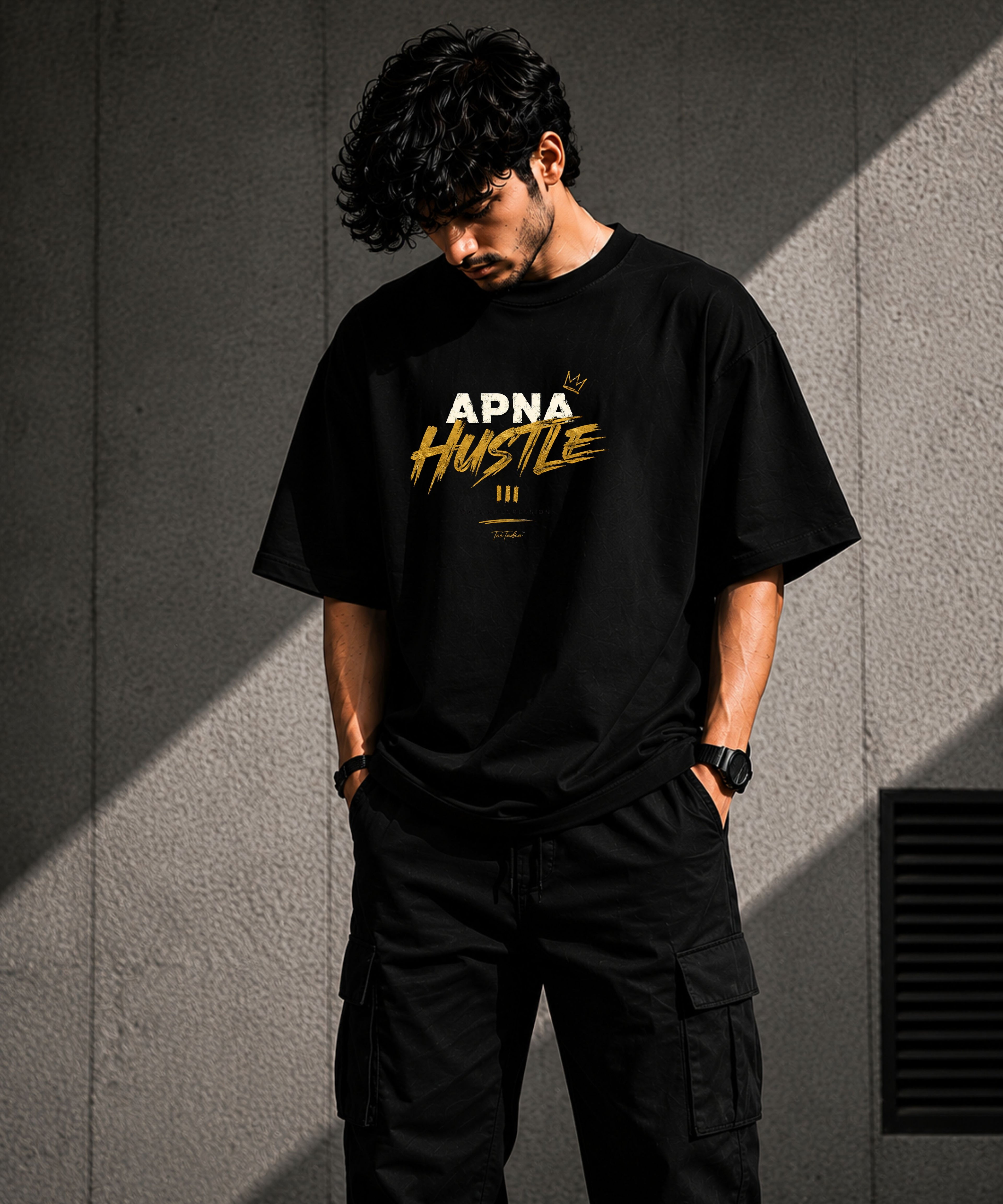 Hustle Strike Oversized T-Shirt