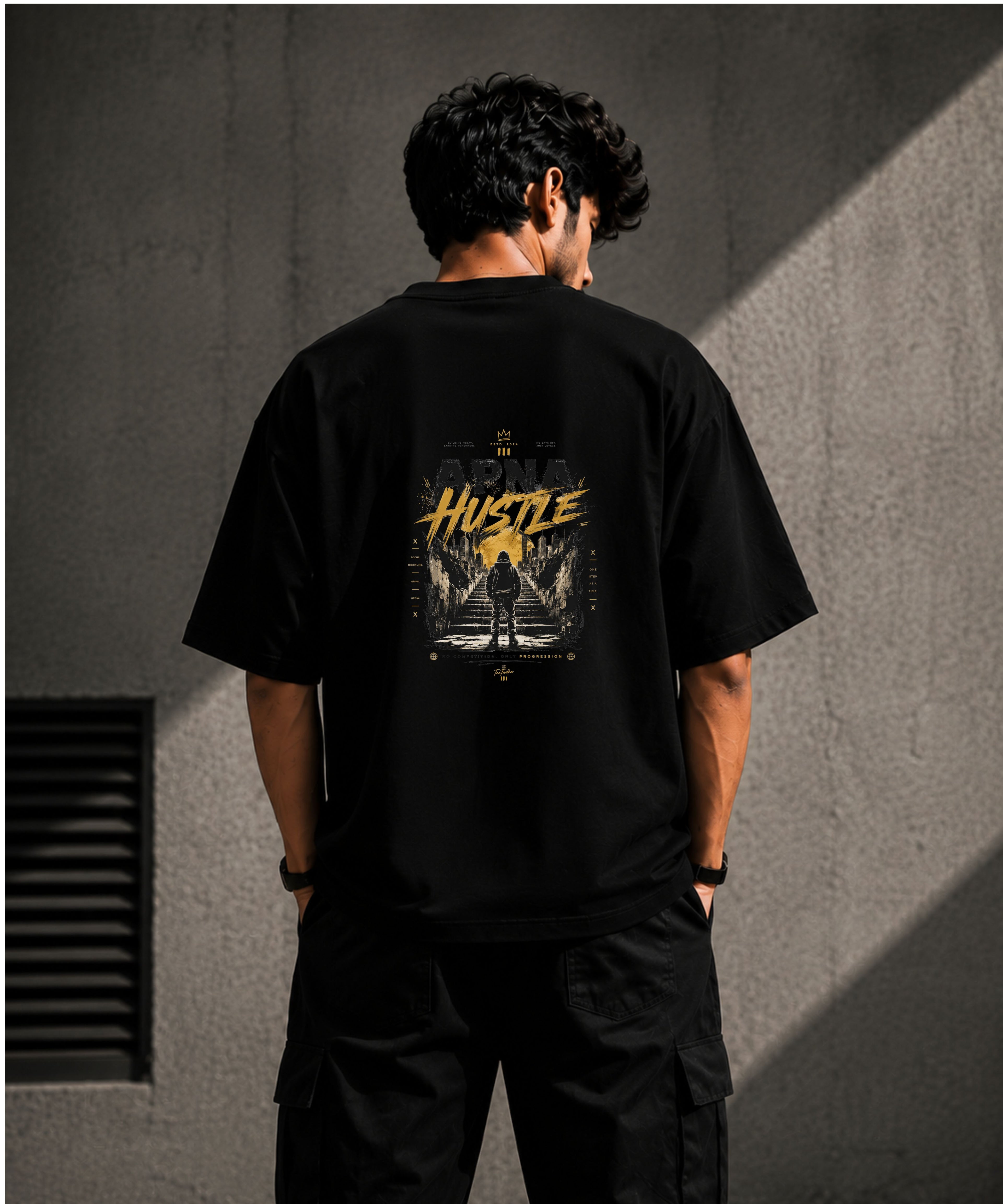 Hustle Strike Oversized T-Shirt