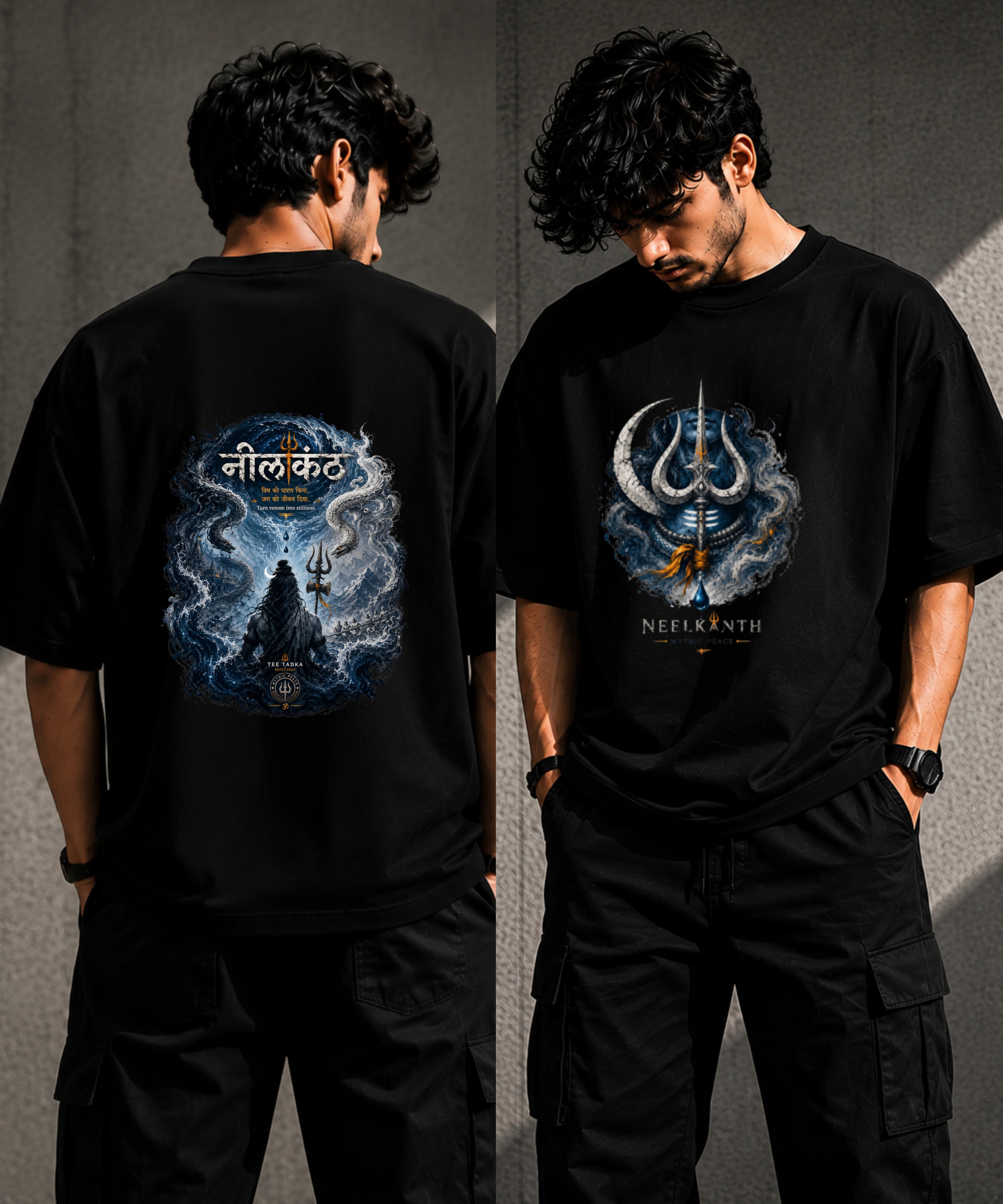 Shiva Shanti Unisex Oversized T-Shirt