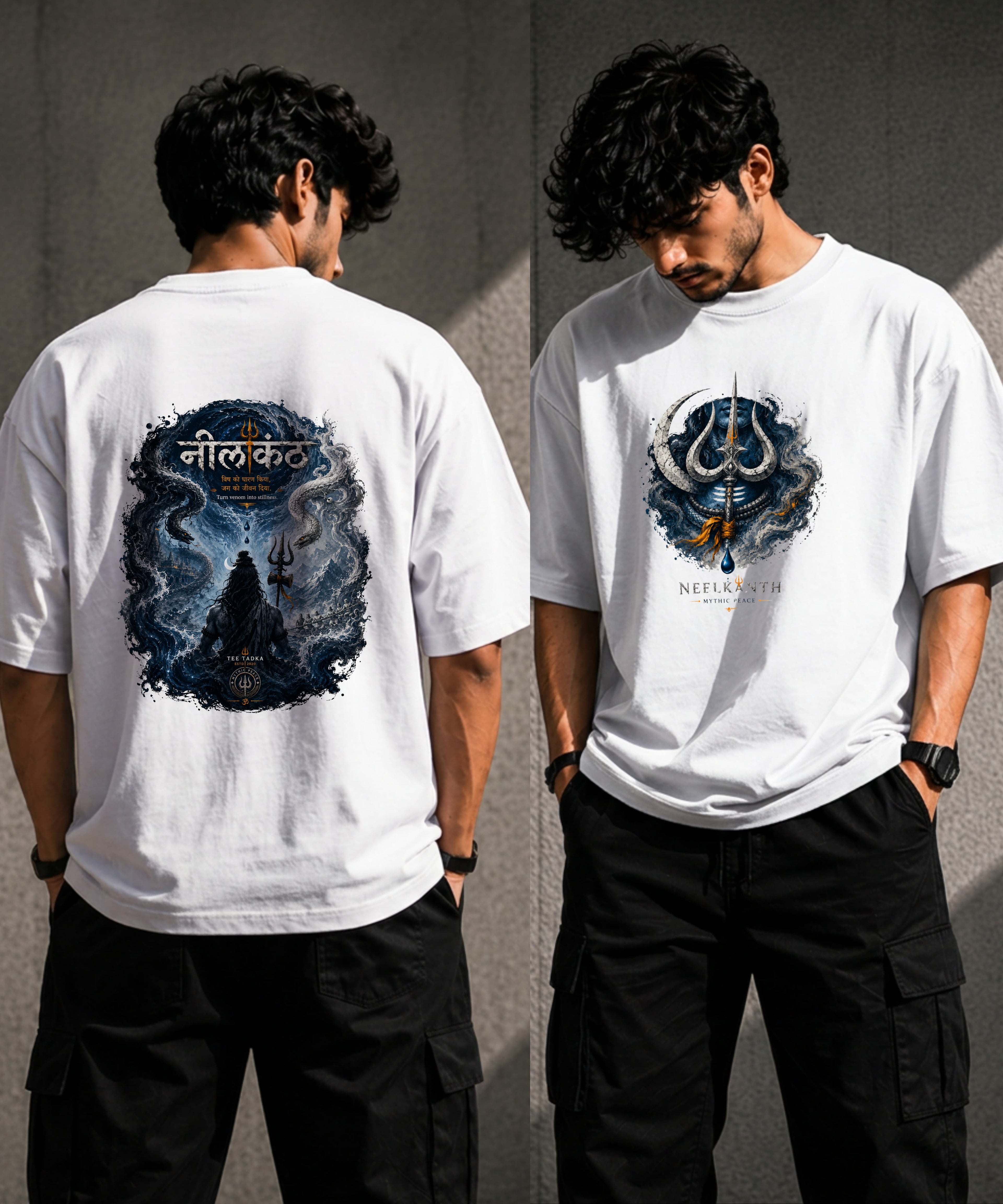 Shiva Shanti Unisex Oversized T-Shirt