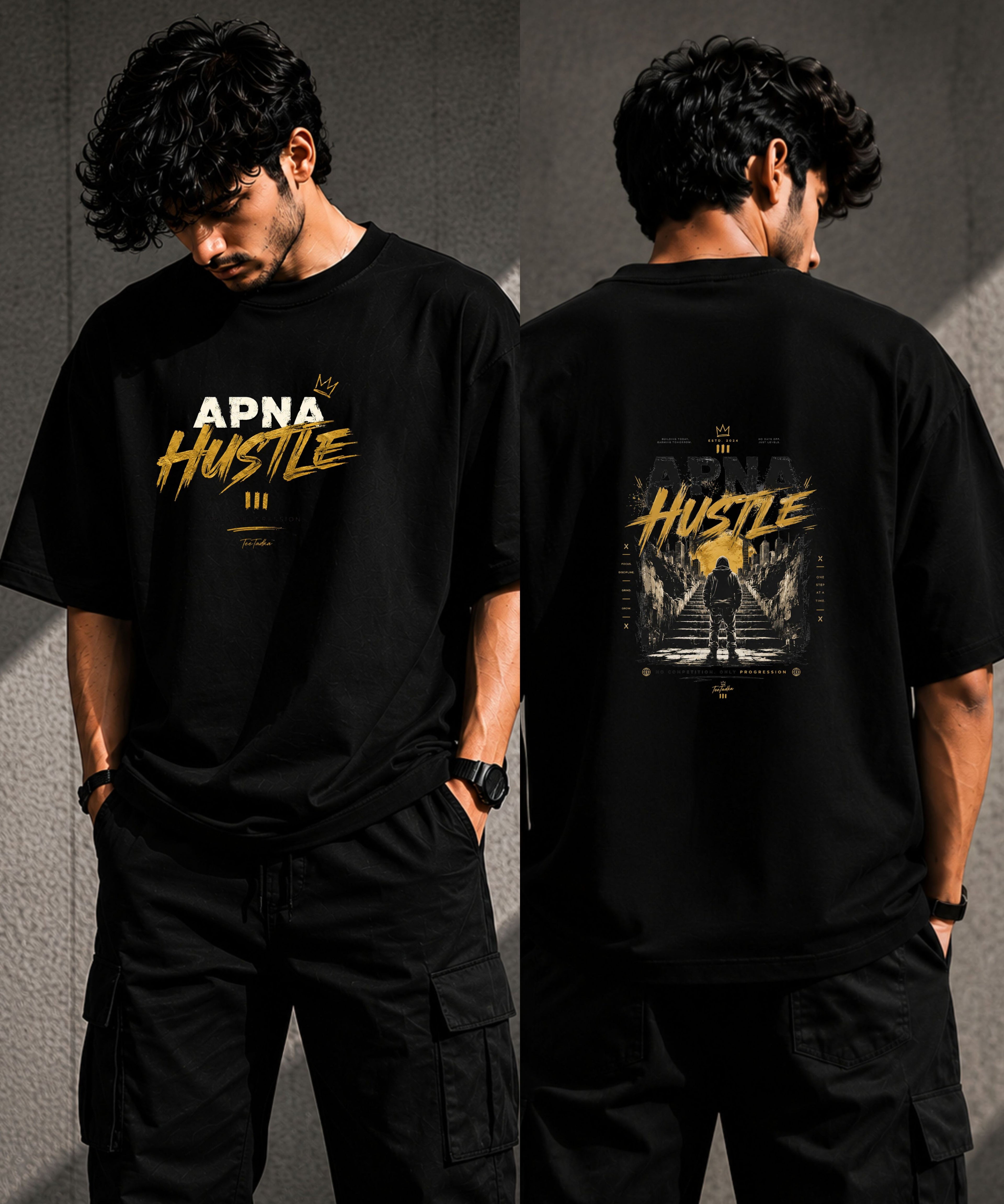 Hustle Strike Oversized T-Shirt