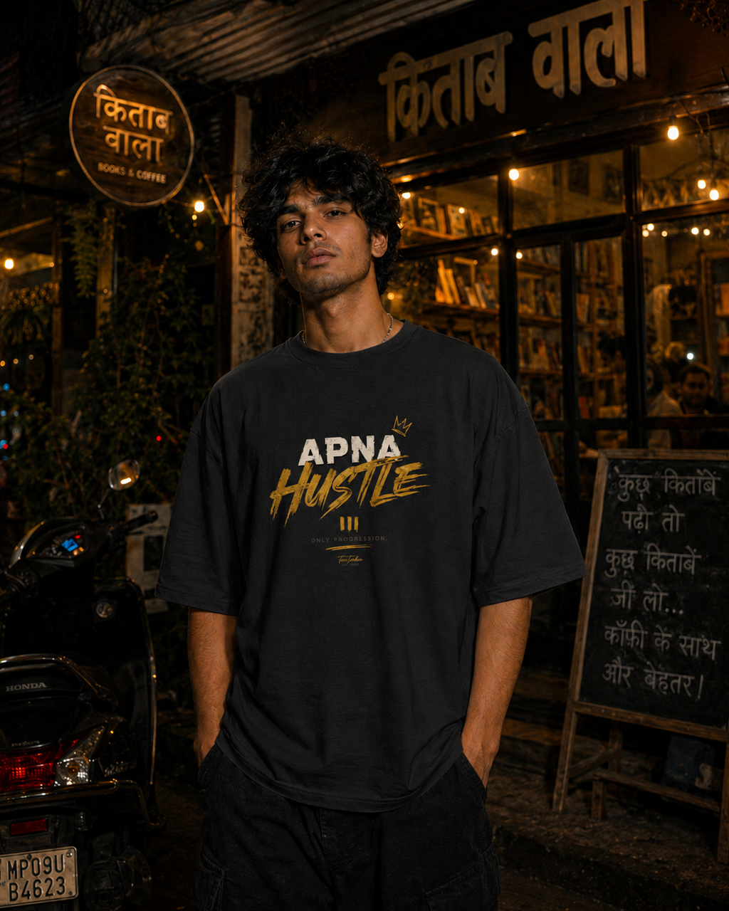 Hustle Strike Oversized Tee