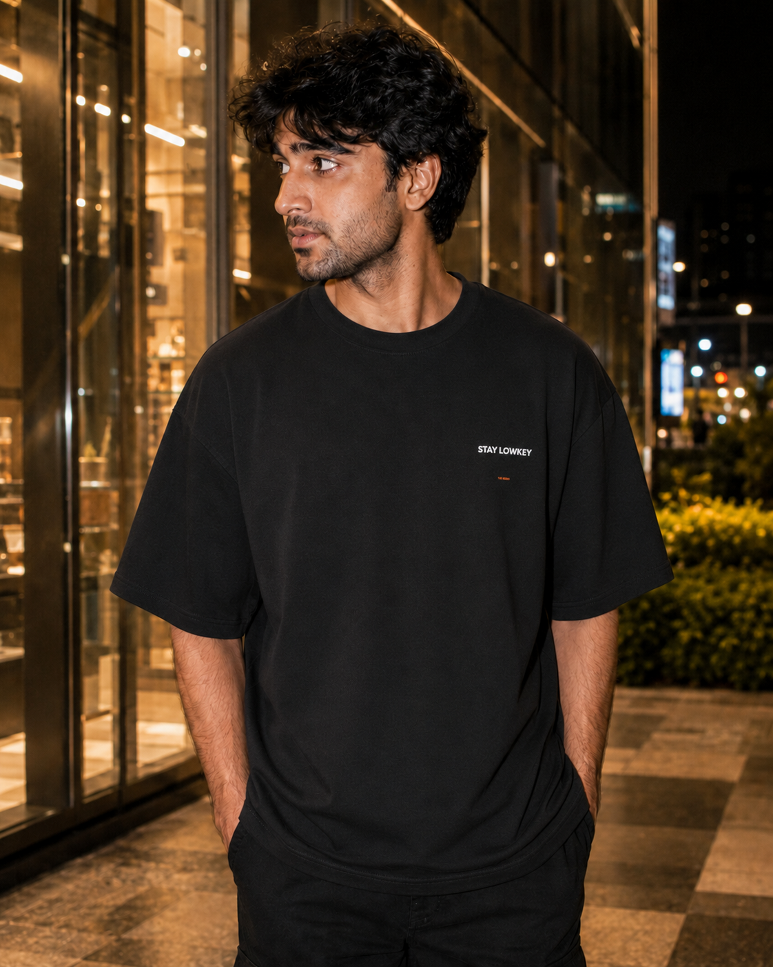 STAY LOWKEY Oversized Tee