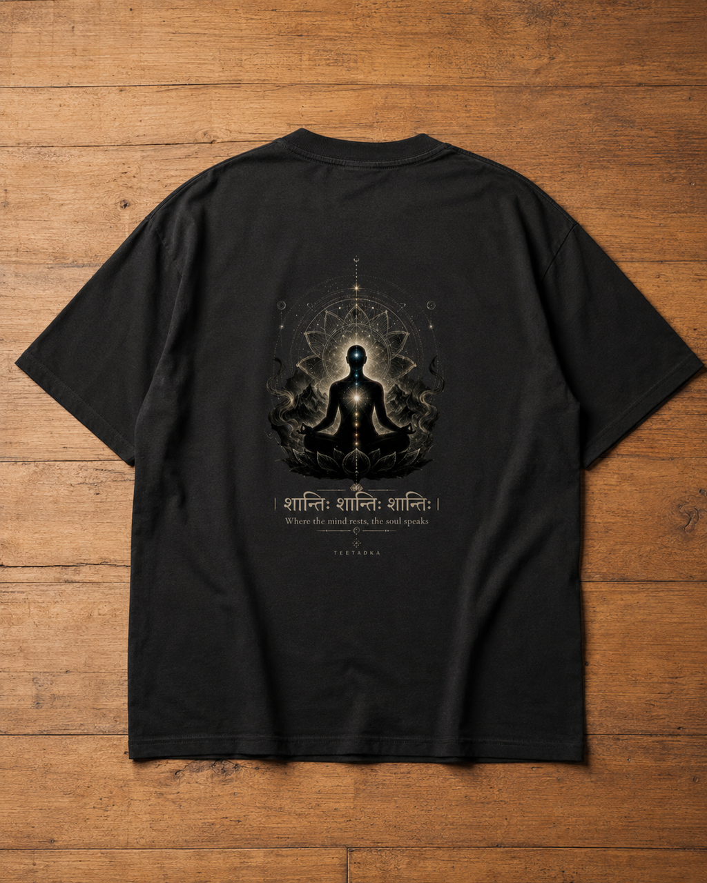 SHANTI MEDITATION Oversized Tee
