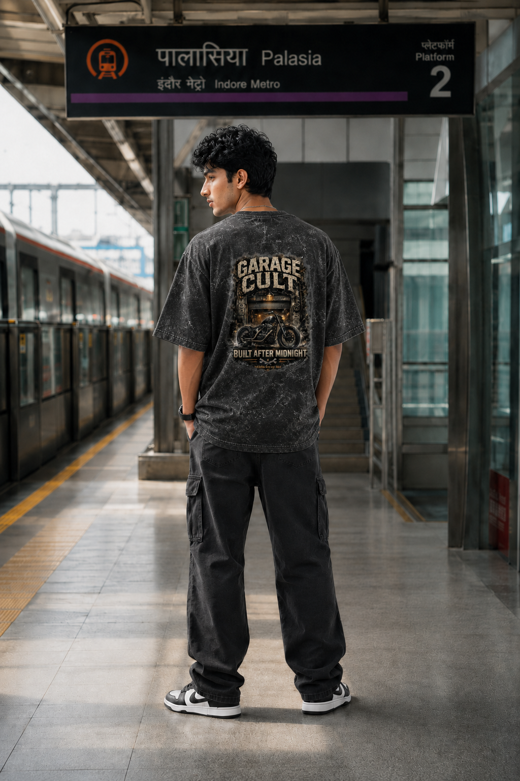Garage Cult Built After Midnight Oversized T-Shirt