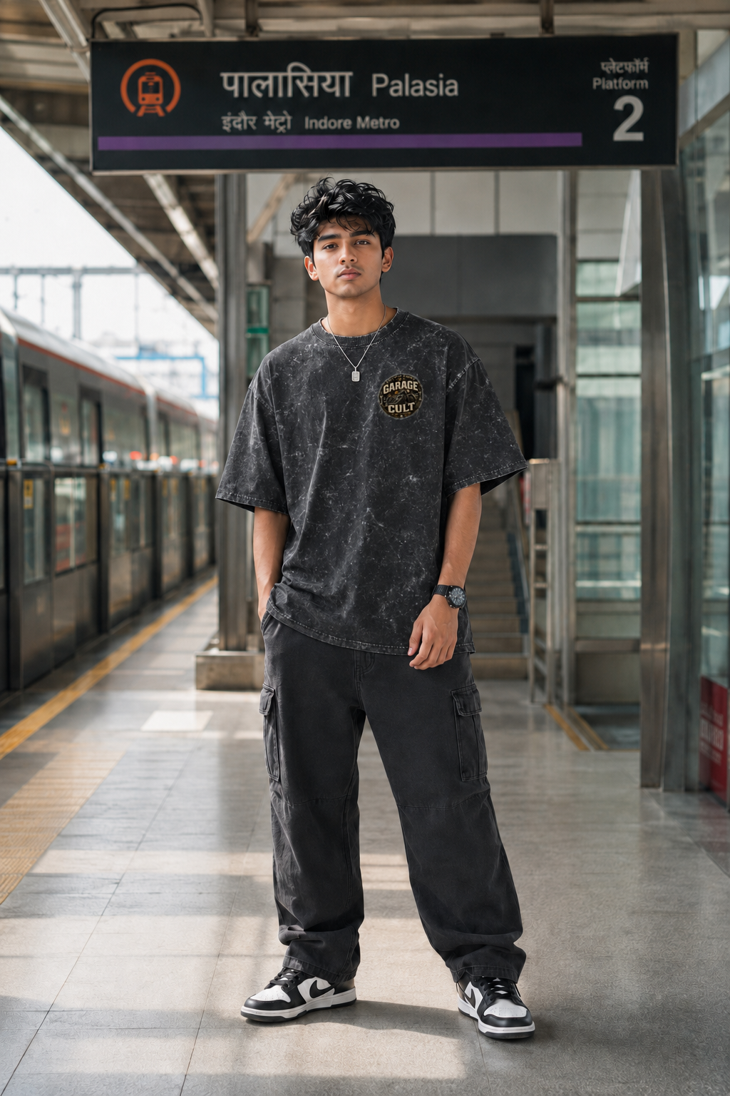 Garage Cult Built After Midnight Oversized T-Shirt