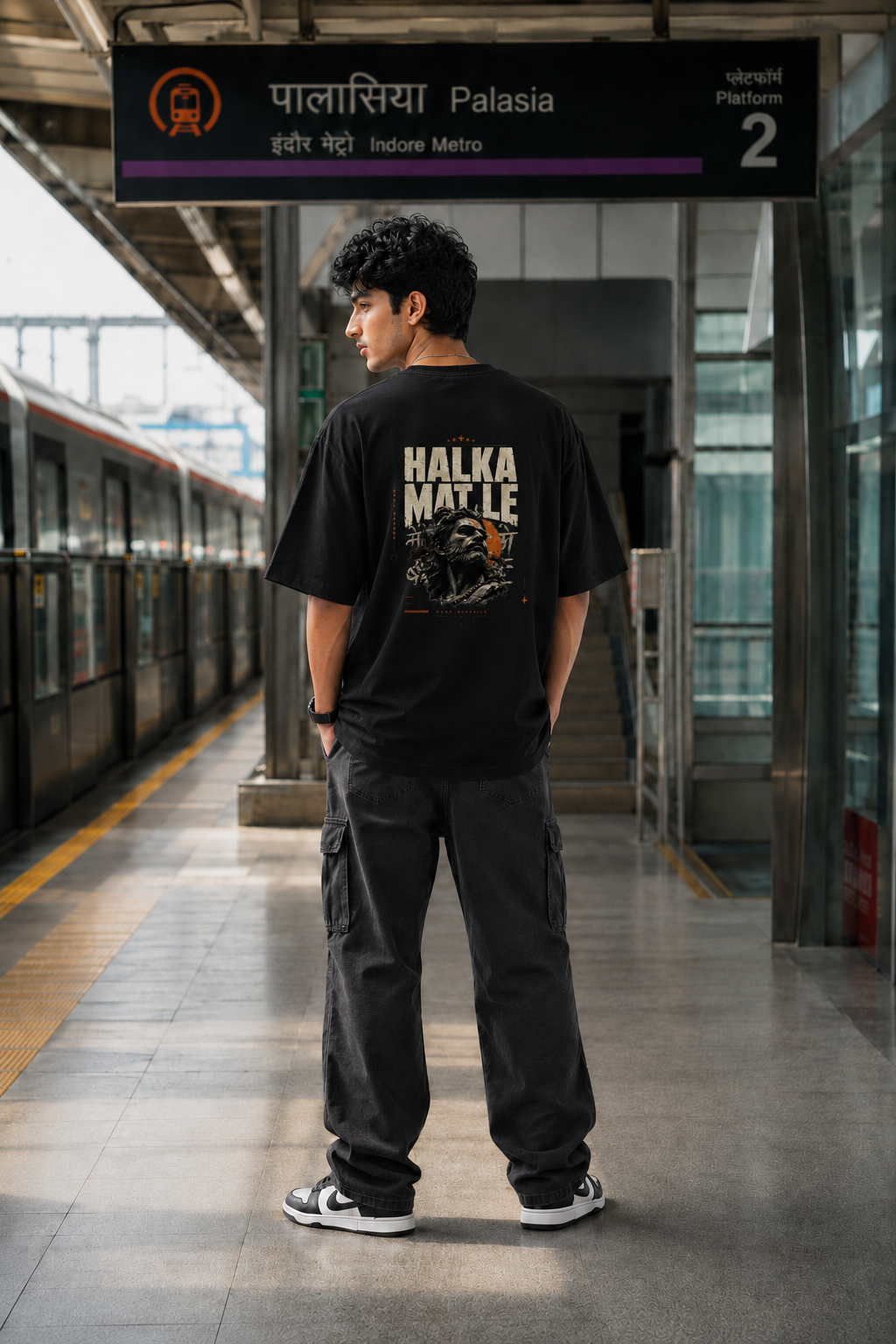 Halka Mat Le Oversized T-Shirt