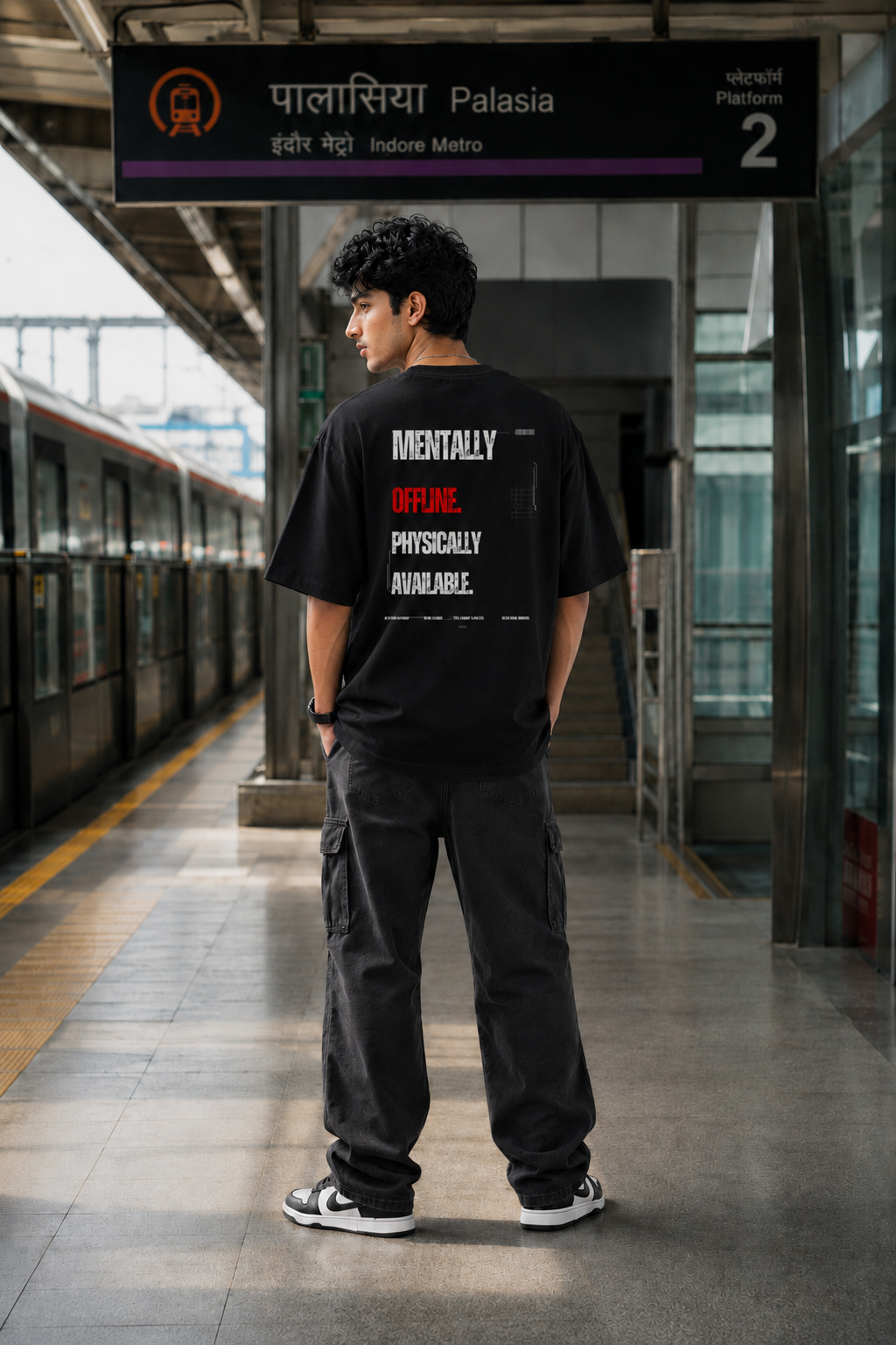 VOID SIGNAL Oversized Tee