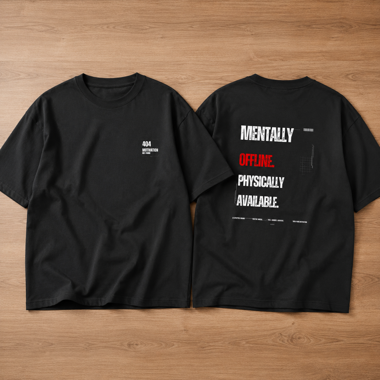 VOID SIGNAL Oversized Tee